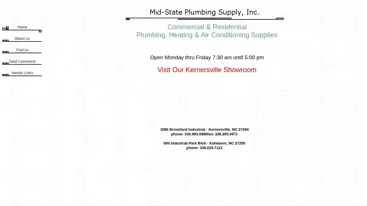 Mid-State Plumbing Supply Inc