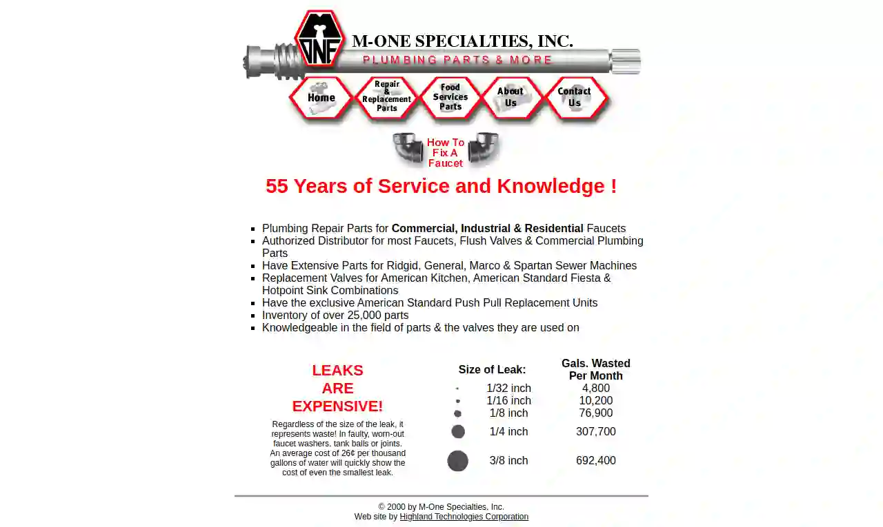 M-One Specialties, Inc.