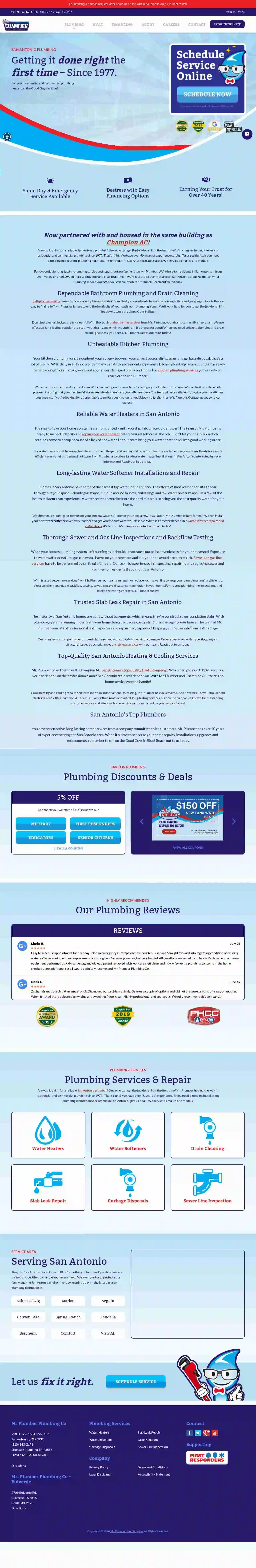 Mr. Plumber Plumbing Co.