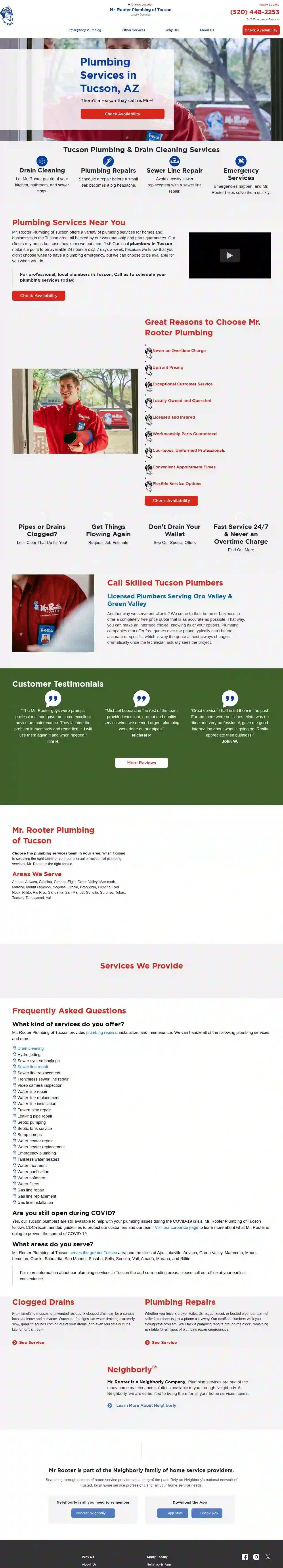 Mr. Rooter Plumbing of Tucson