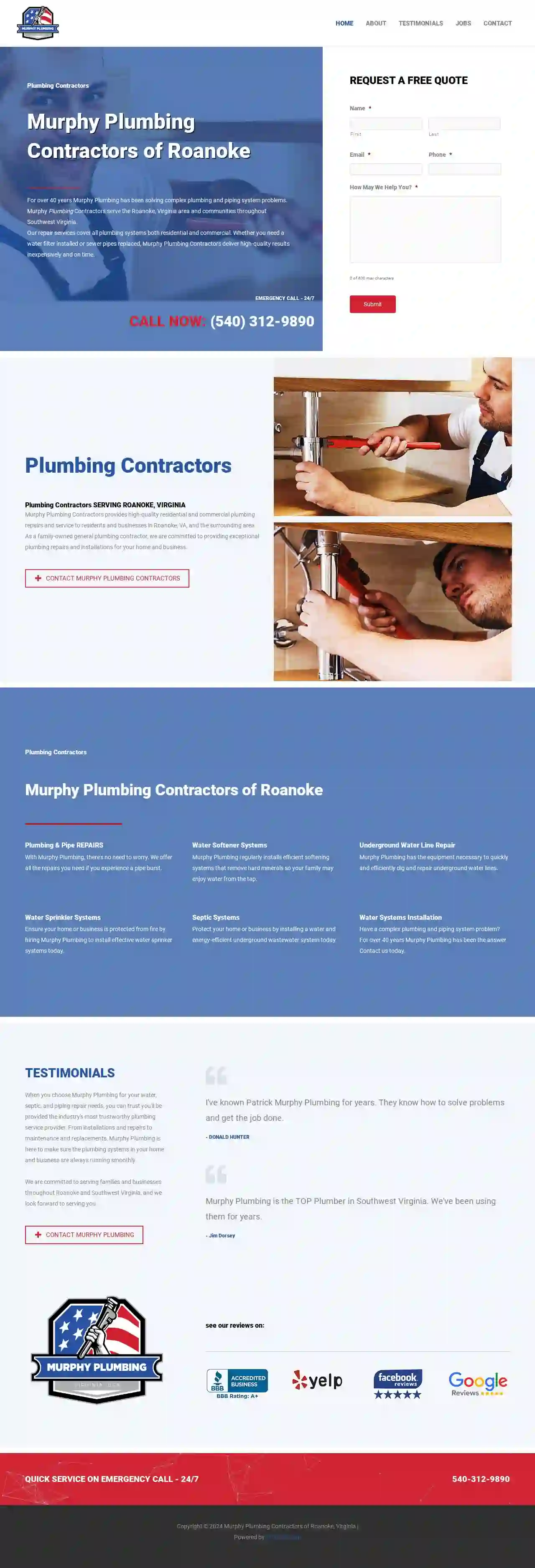 Murphy Plumbing Contractors of Roanoke