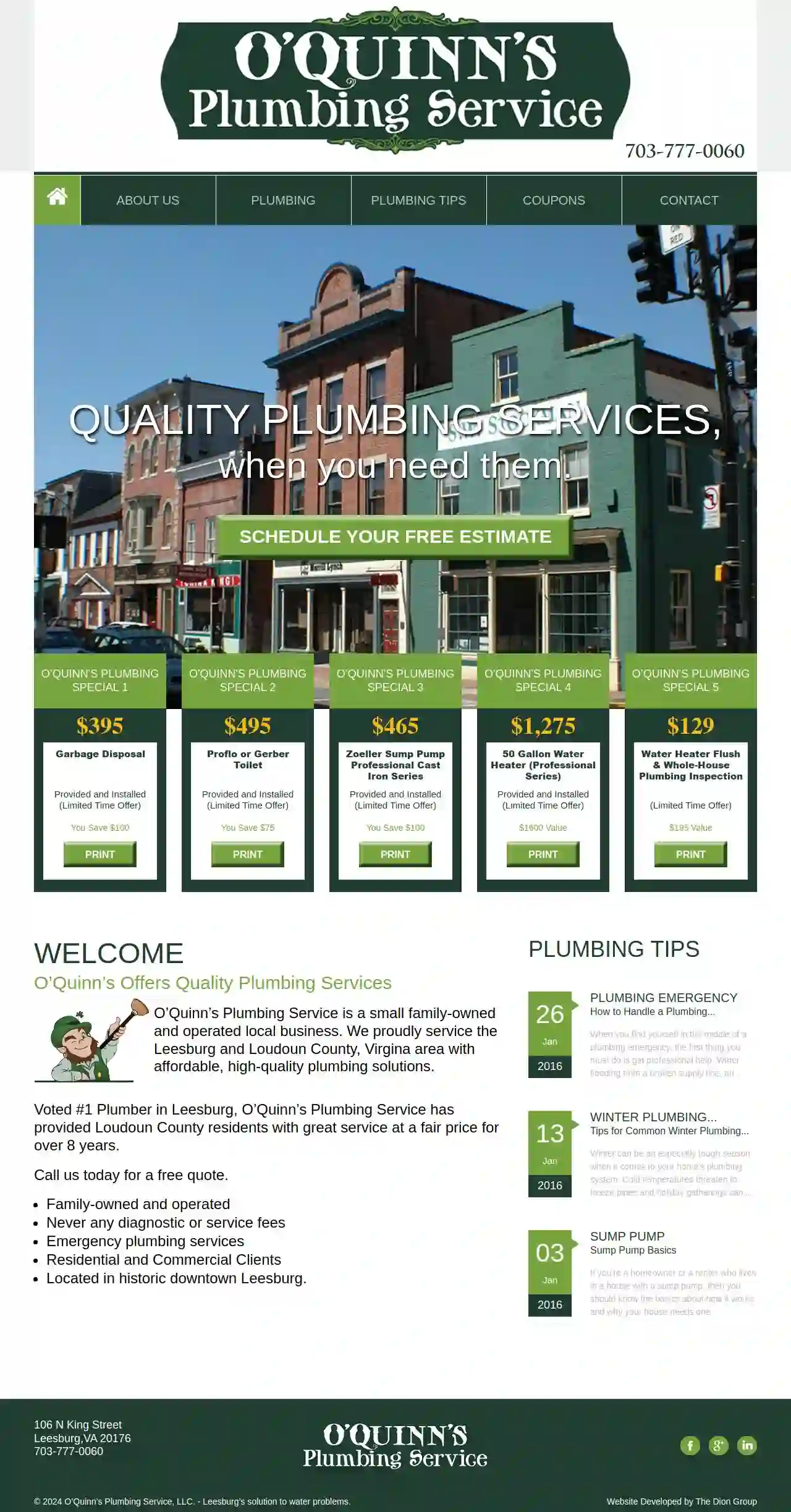 O'Quinn's Plumbing Service, LLC