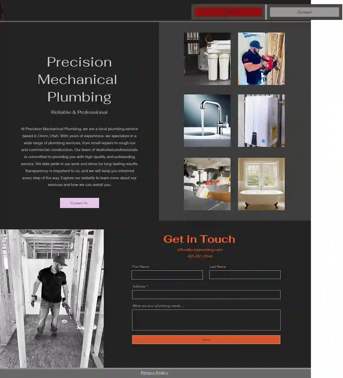 precision mechanical plumbing LLC