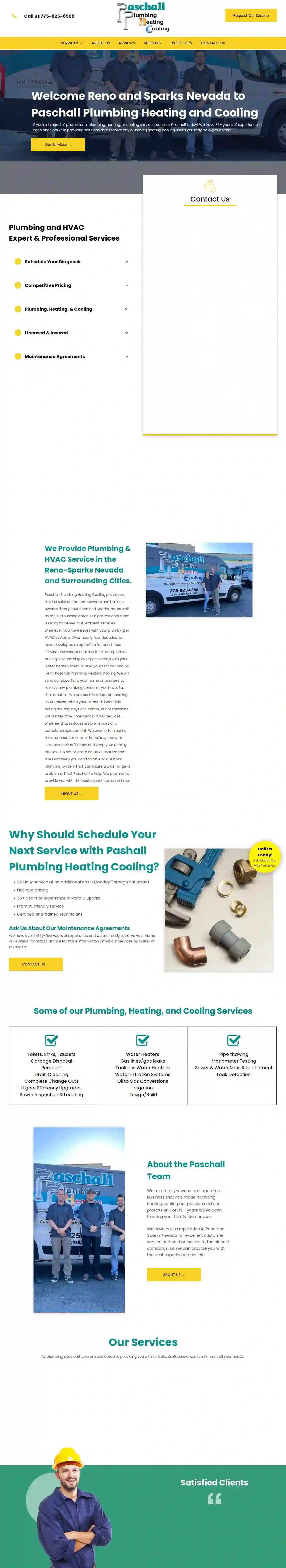 Paschall Plumbing Heating Cooling