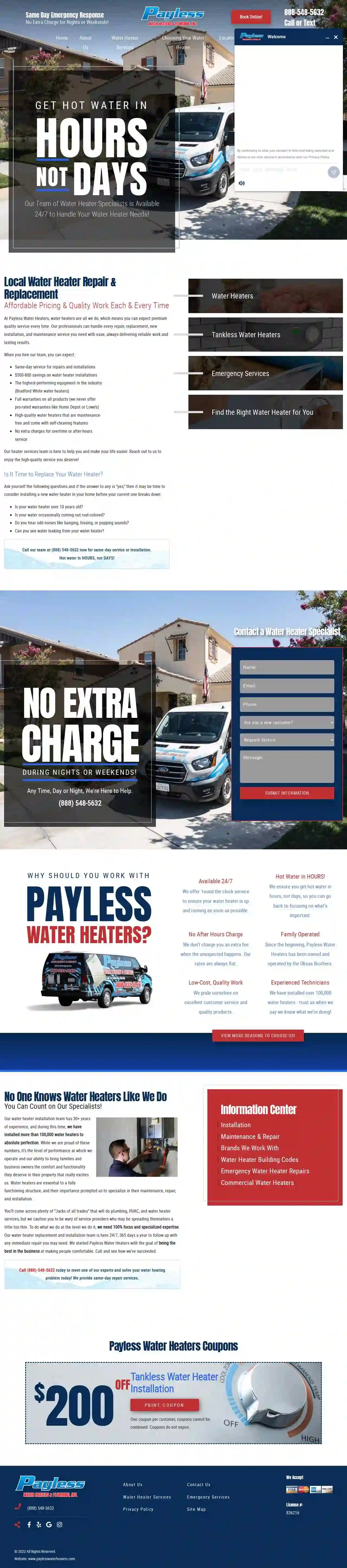 Payless Water Heaters & Plumbing