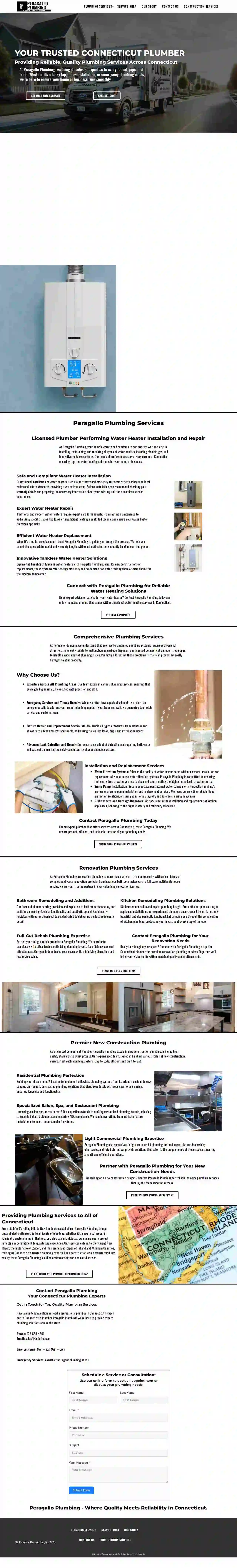 Peragallo Plumbing - Your Trusted Connecticut Plumber