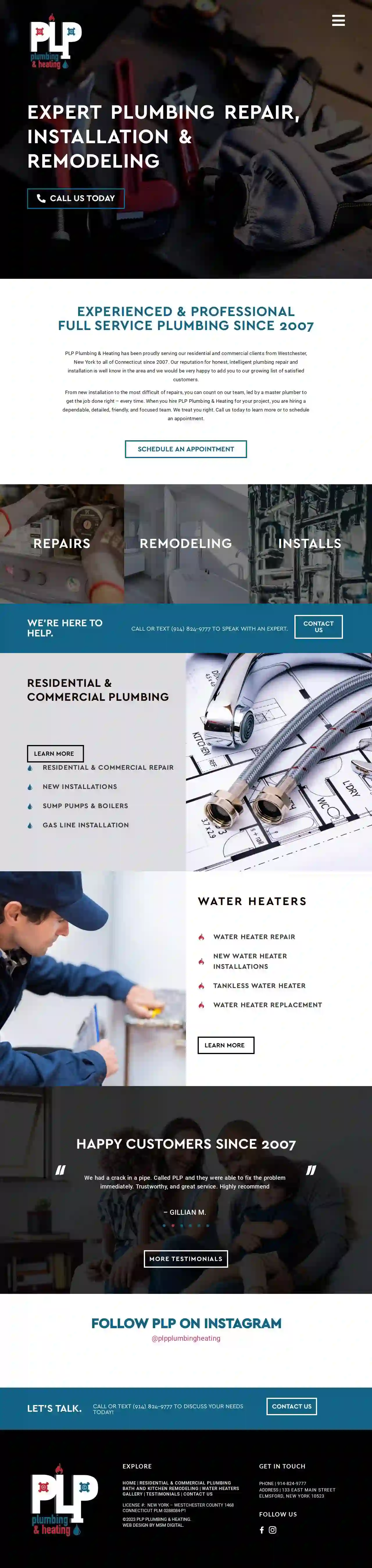 PLP Plumbing & Heating LLC