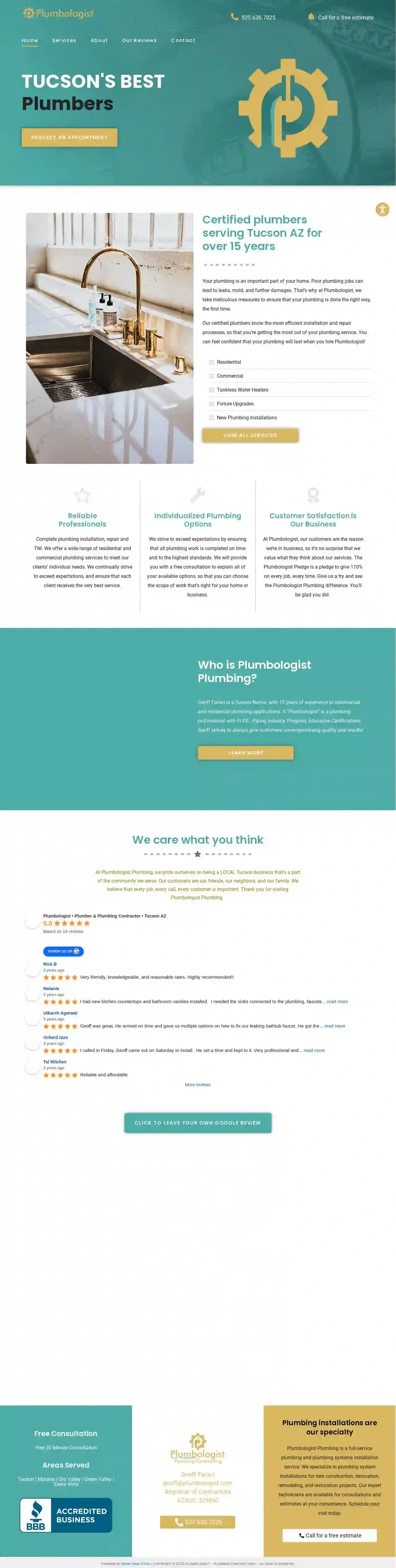 Plumbologist - Plumbing Contracting