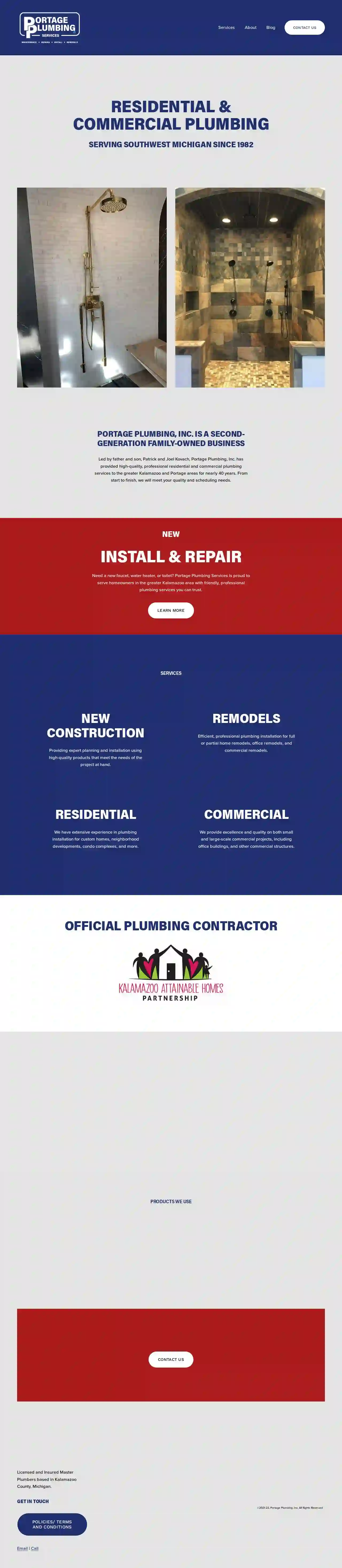 Portage Plumbing Services