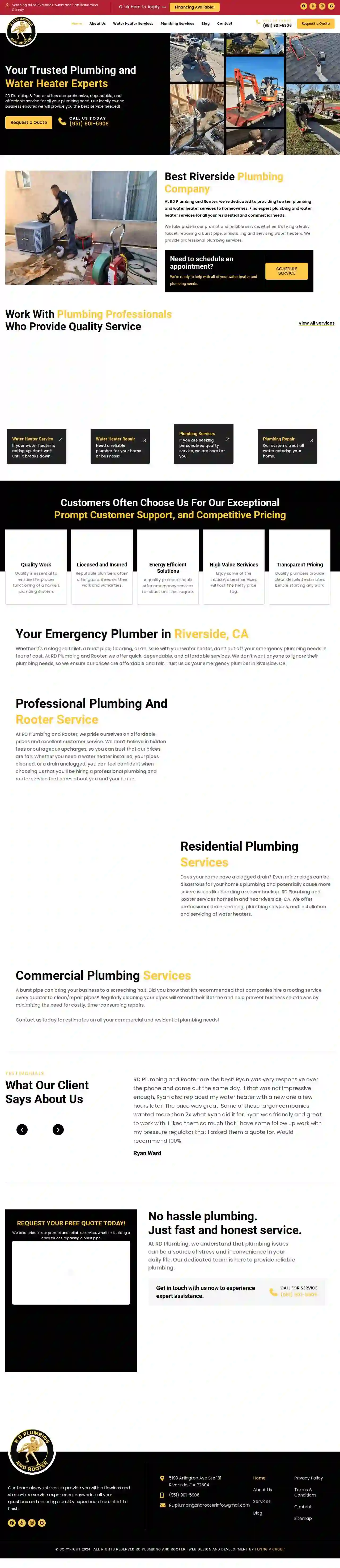 RD Plumbing and Rooter