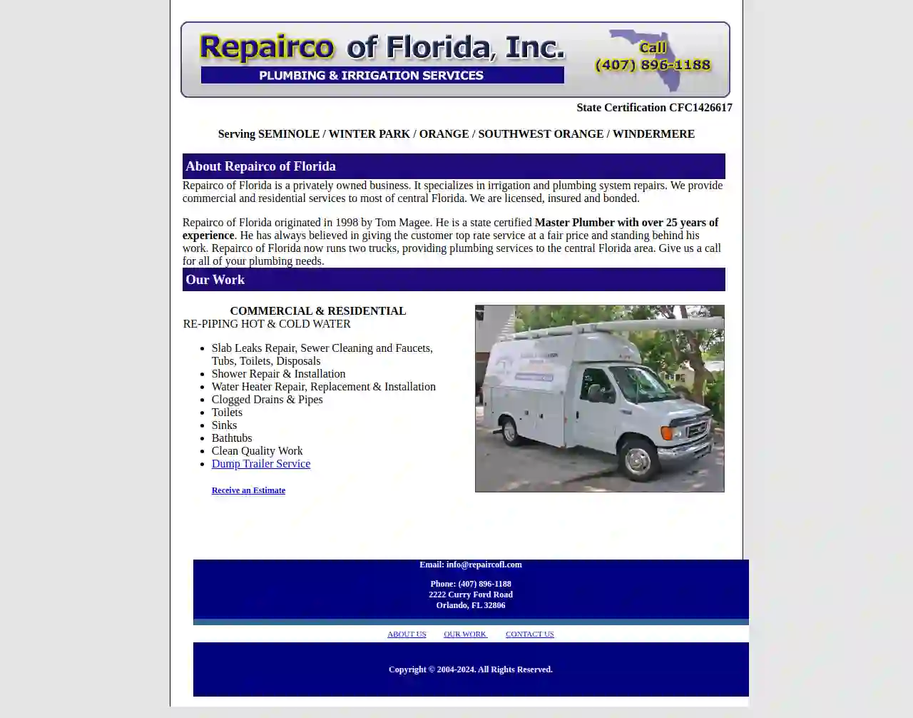 Repairco of Florida Plumbing Services