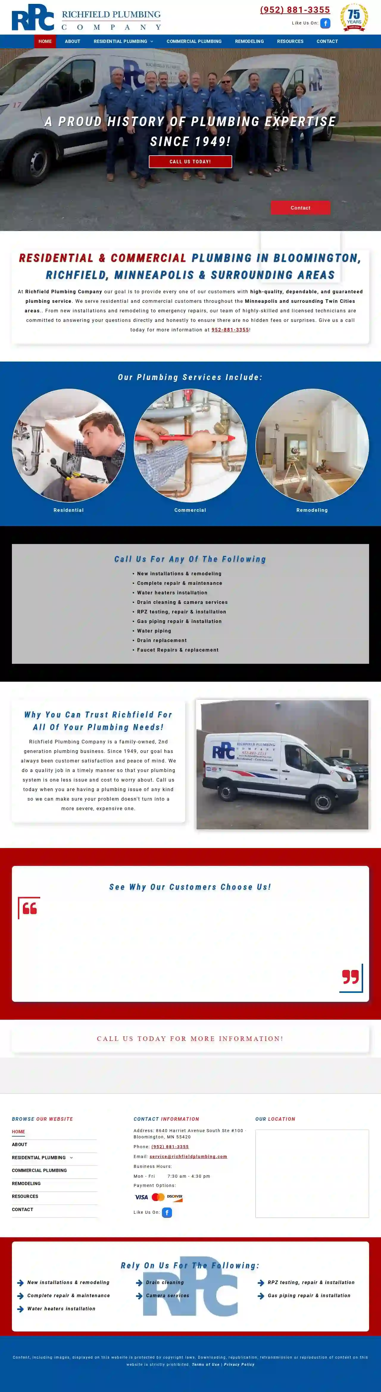 Richfield Plumbing Co.