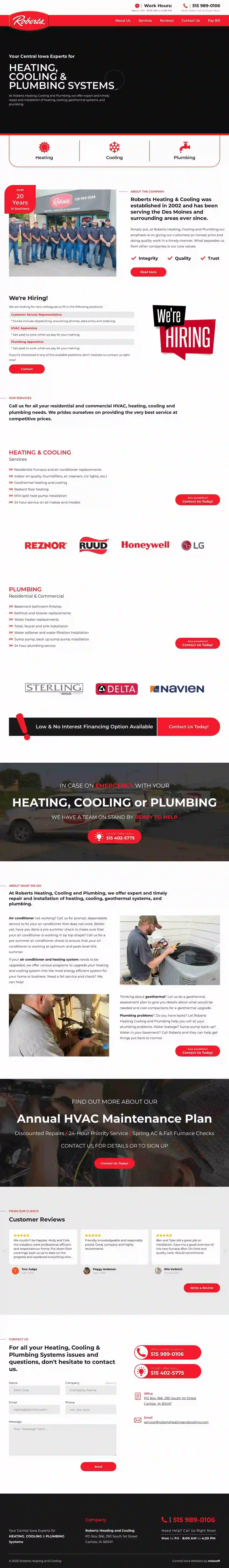 Roberts Heating, Cooling and Plumbing