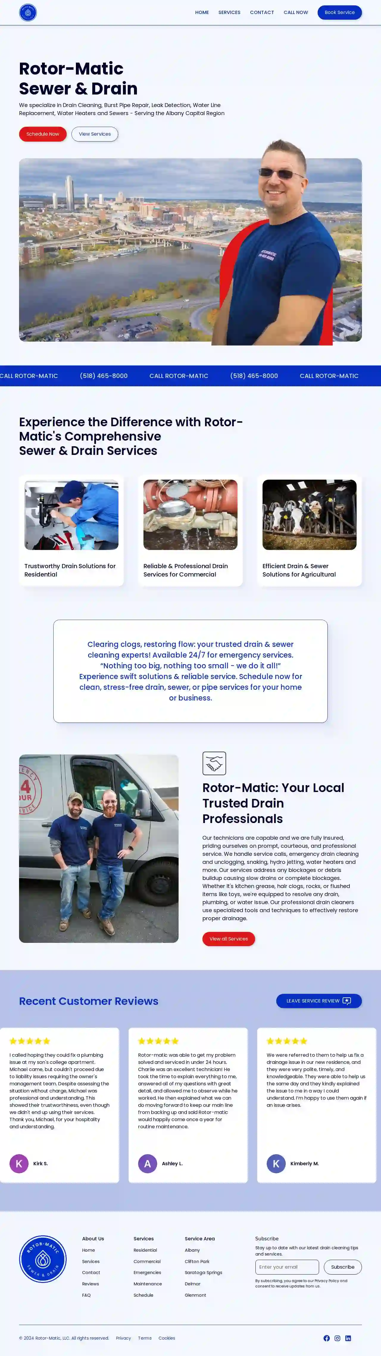 Rotor-Matic Sewer & Drain Solutions - Drain Cleaning