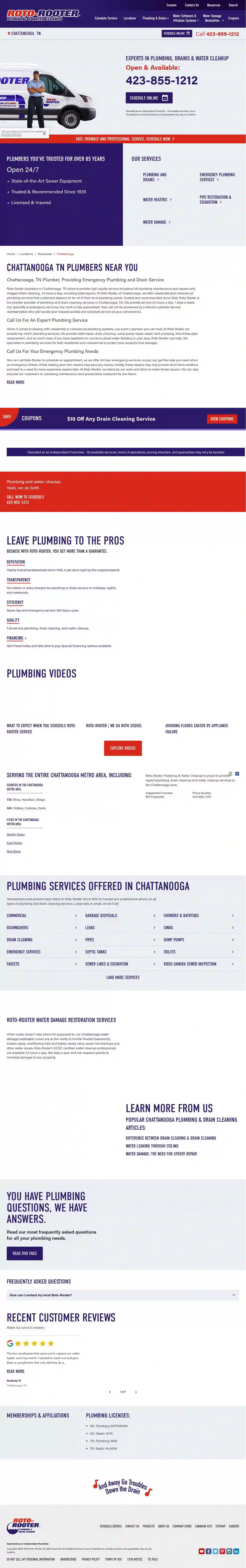 Roto Rooter Plumbing and Drain