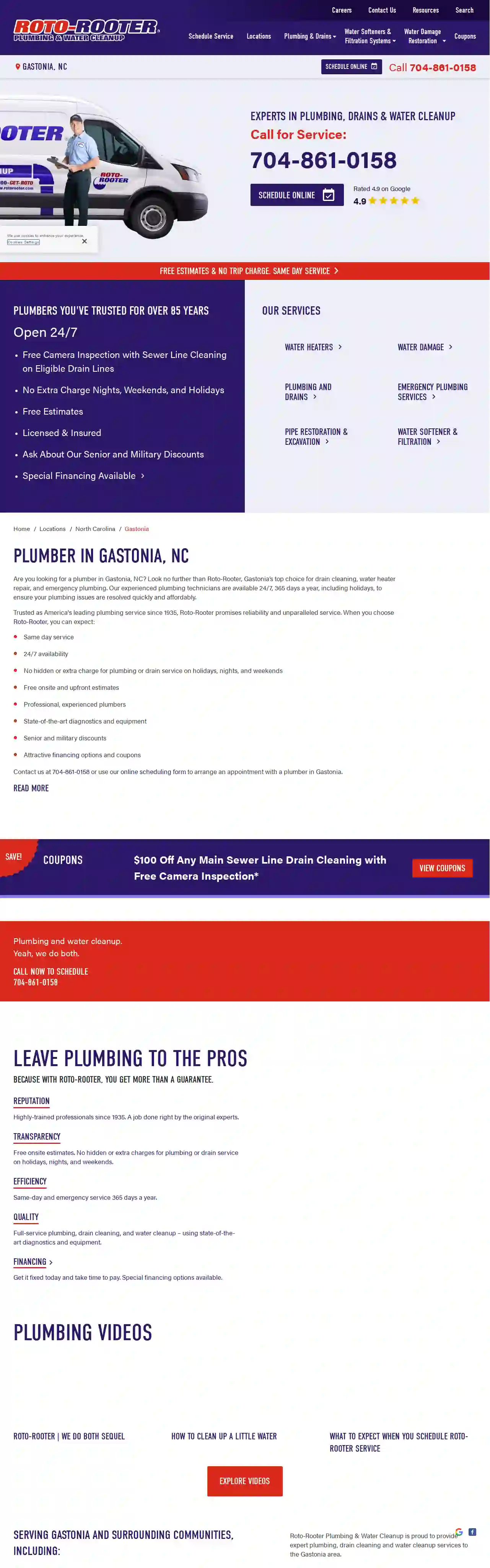 Roto-Rooter Plumbing & Water Cleanup