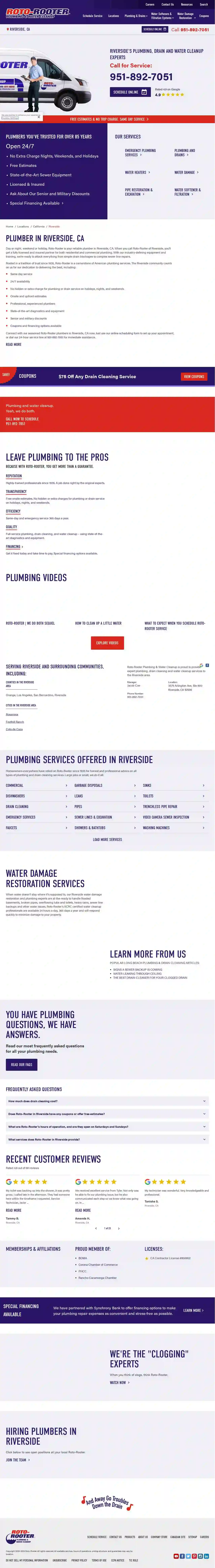 Roto-Rooter Plumbing & Water Cleanup