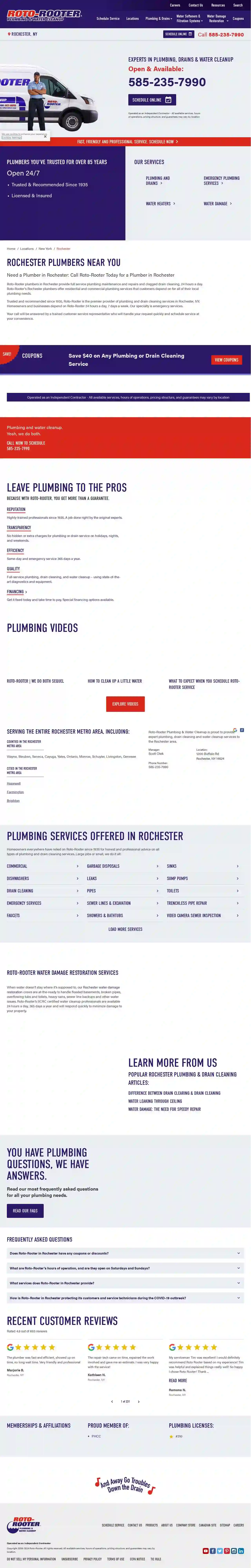 Roto-Rooter Plumbing & Water Cleanup