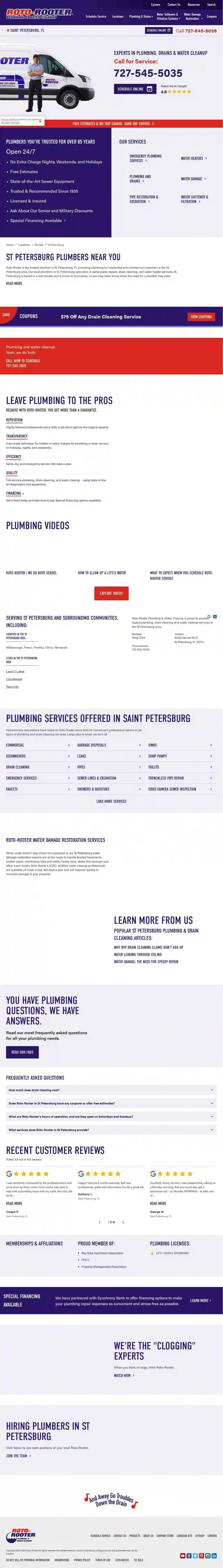 Roto-Rooter Plumbing & Water Cleanup