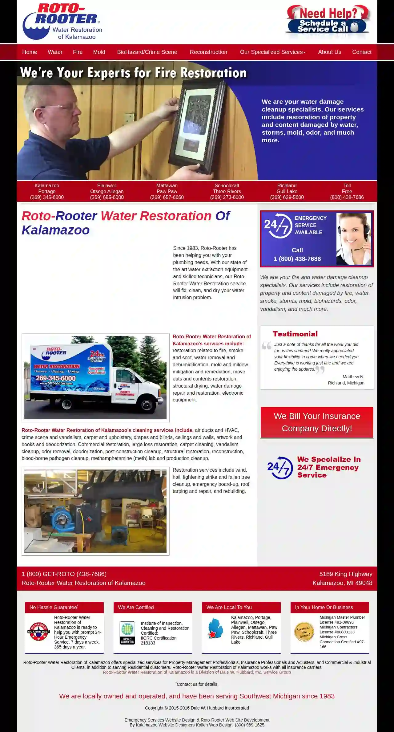 Roto Rooter Plumbing Service