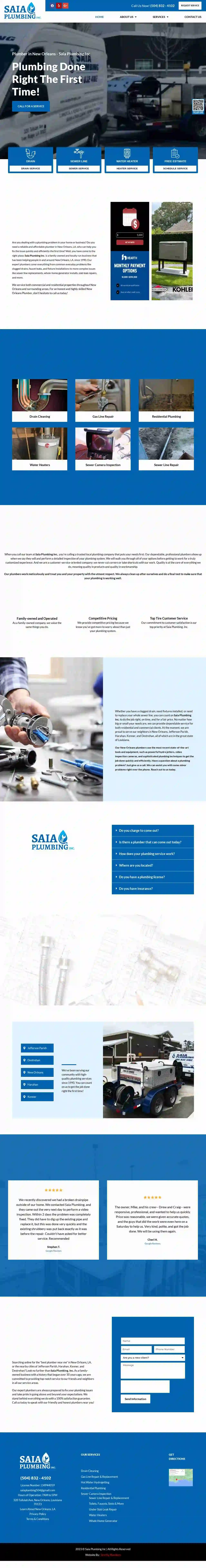 Saia Plumbing inc