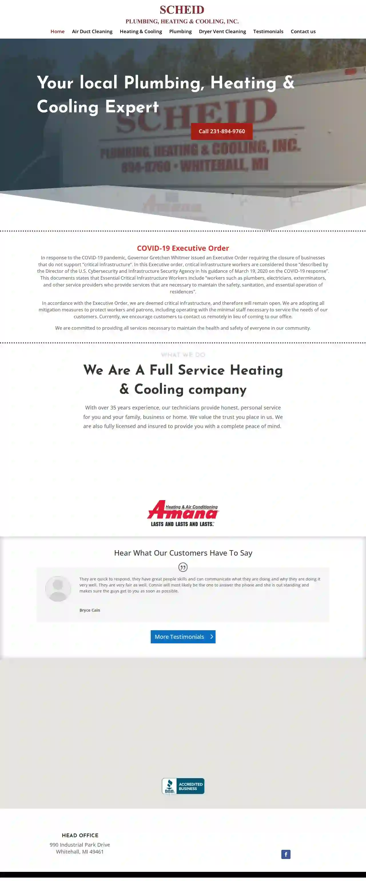 Scheid Plumbing Heating & Cooling Inc.