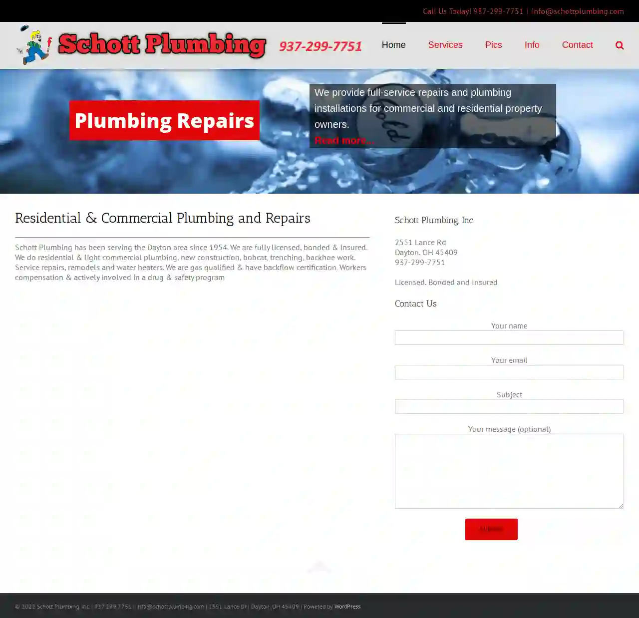 Schott Plumbing Inc