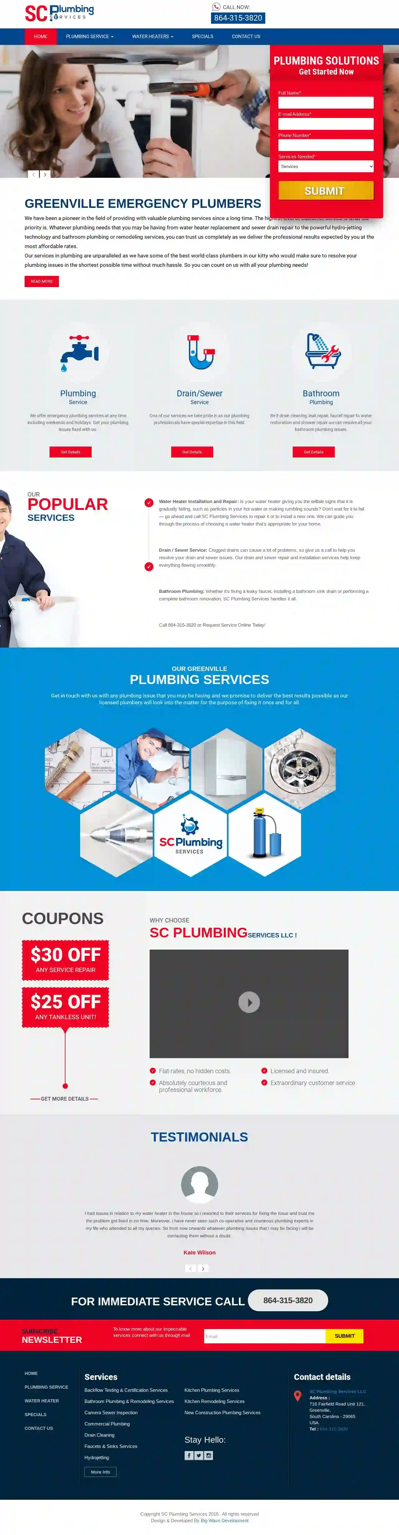 SC Plumbing Services LLC