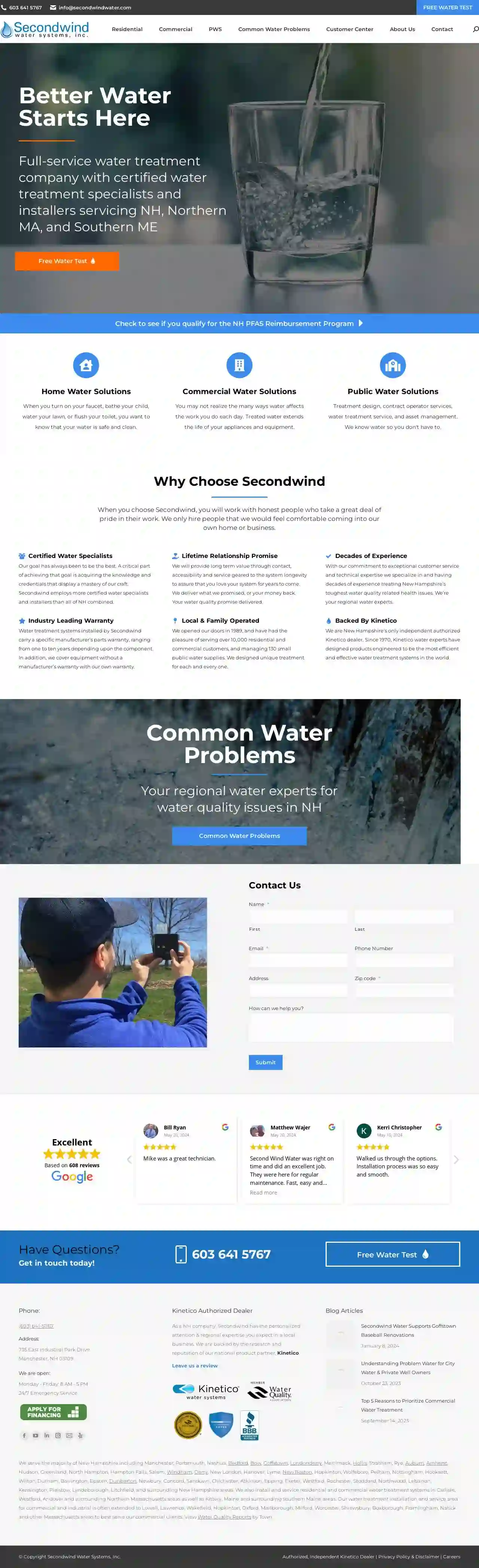 Secondwind Water Systems, Inc.