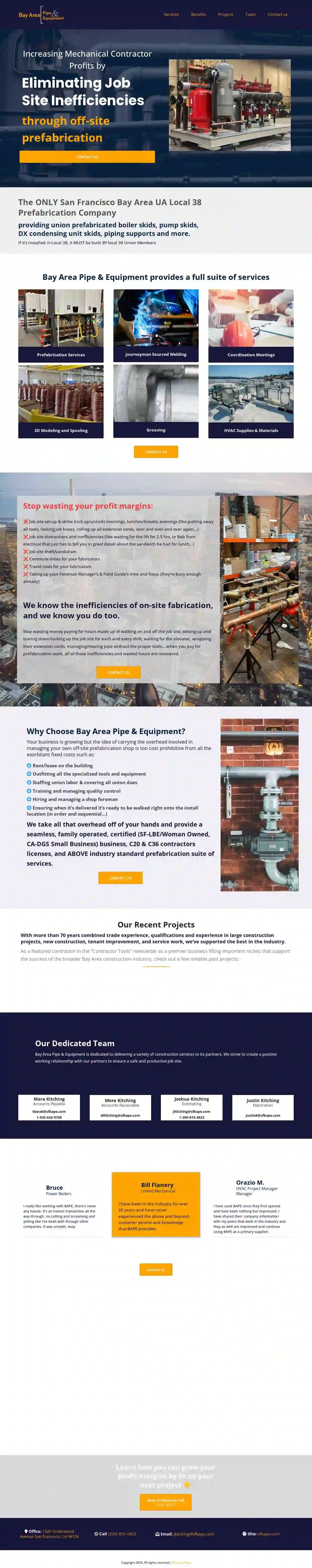 Bay Area Pipe & Equipment, Inc.