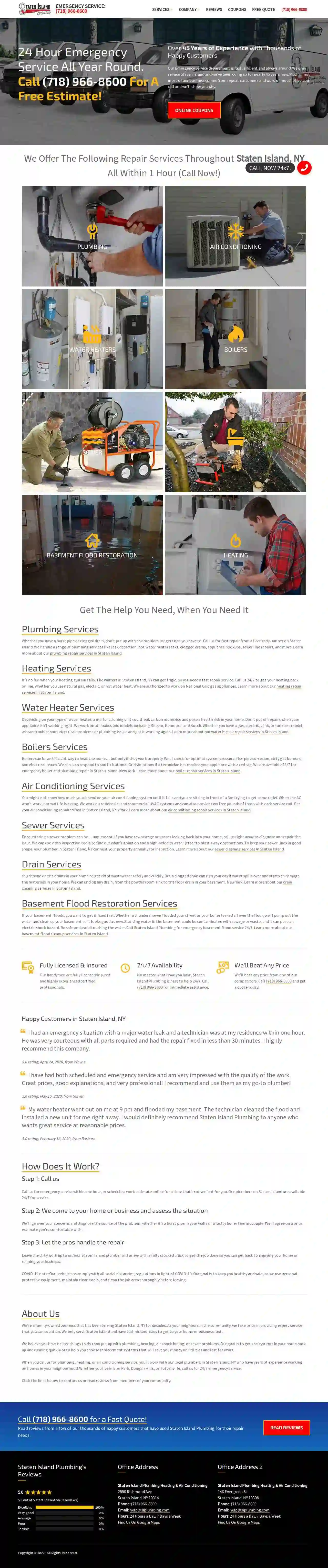 Staten Island Plumbing Heating & Air Conditioning