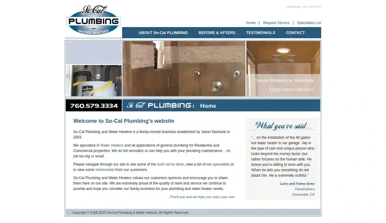 So-Cal Plumbing & Water Heaters