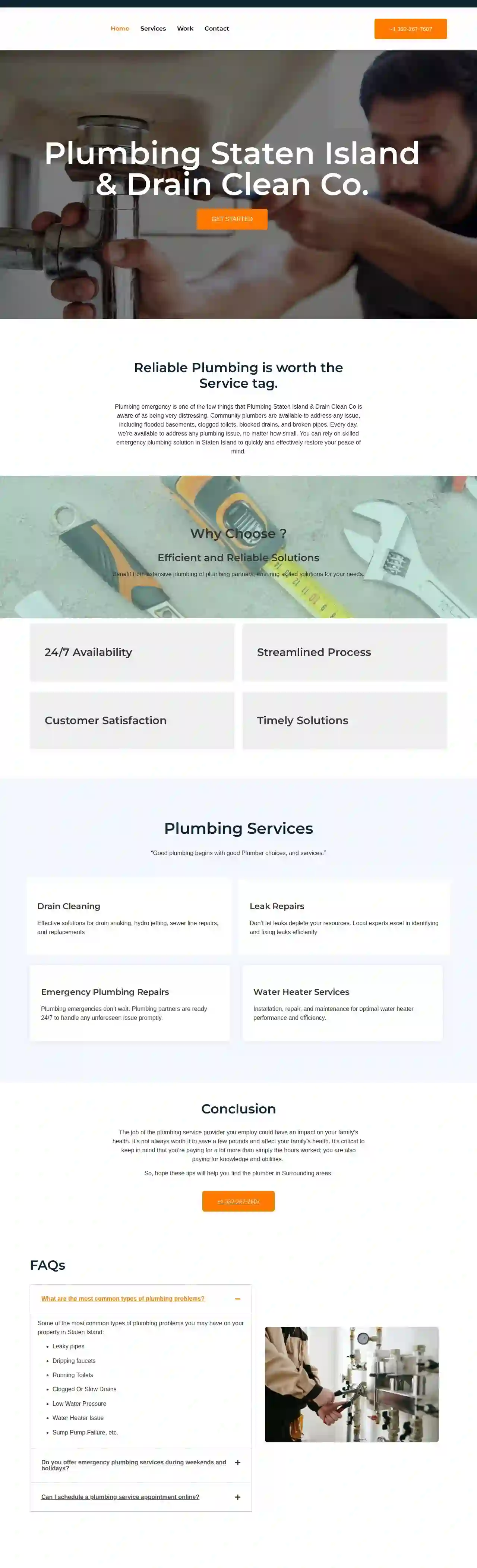 Plumbing Staten Island & Drain Clean Co.