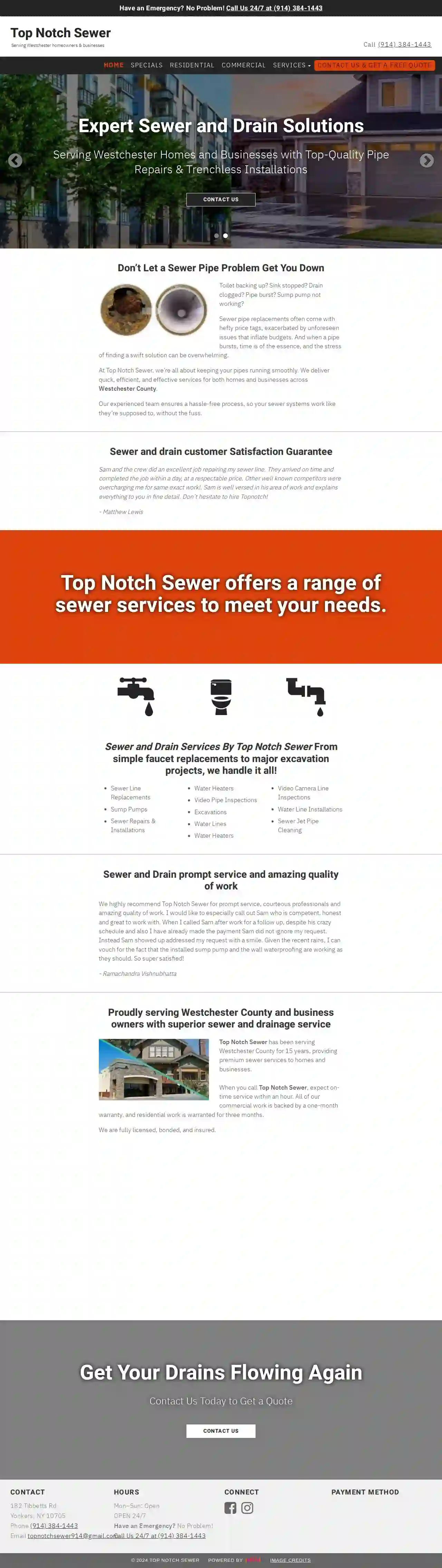 Top Notch Sewer Inc