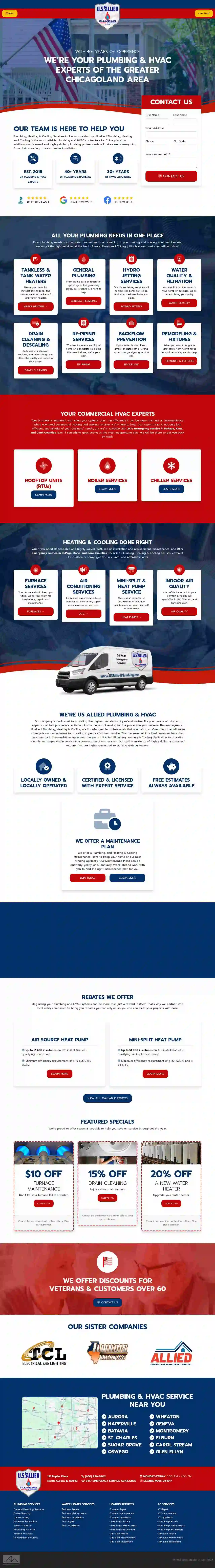 U.S. Allied Plumbing & HVAC