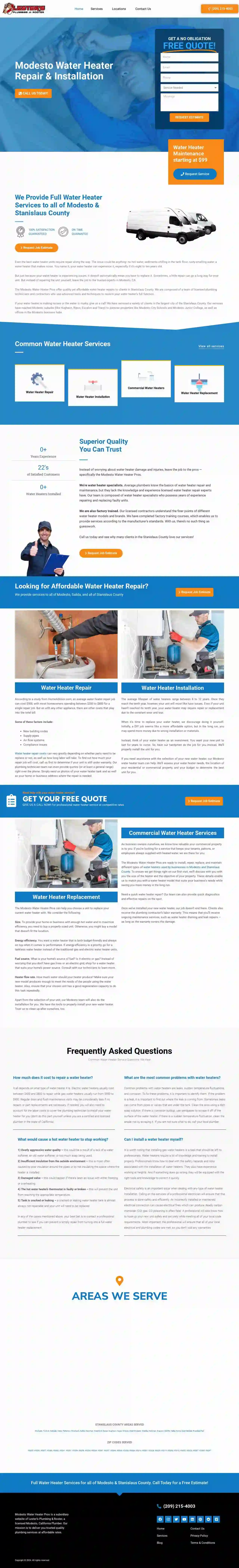 Modesto Water Heater Pros