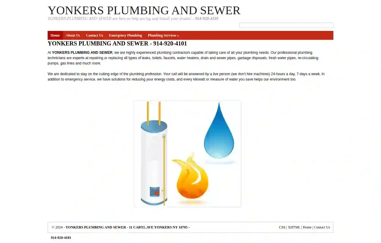 YONKERS PLUMBING AND SEWER